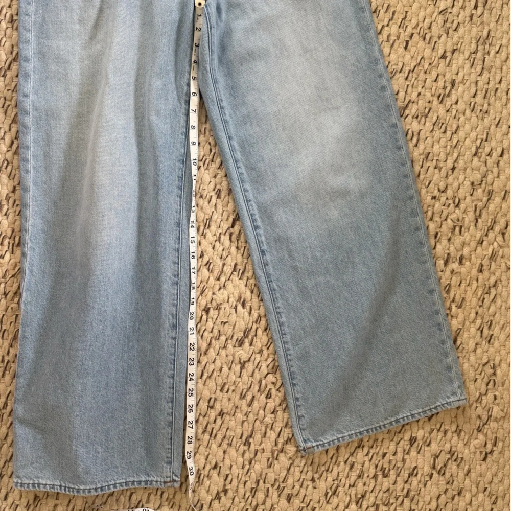 Madewell wide leg jeans 100% cotton